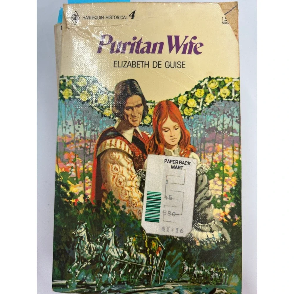 Puritan Wife‎ Elizabeth De Guise 1977 Harlequin Historical Romance